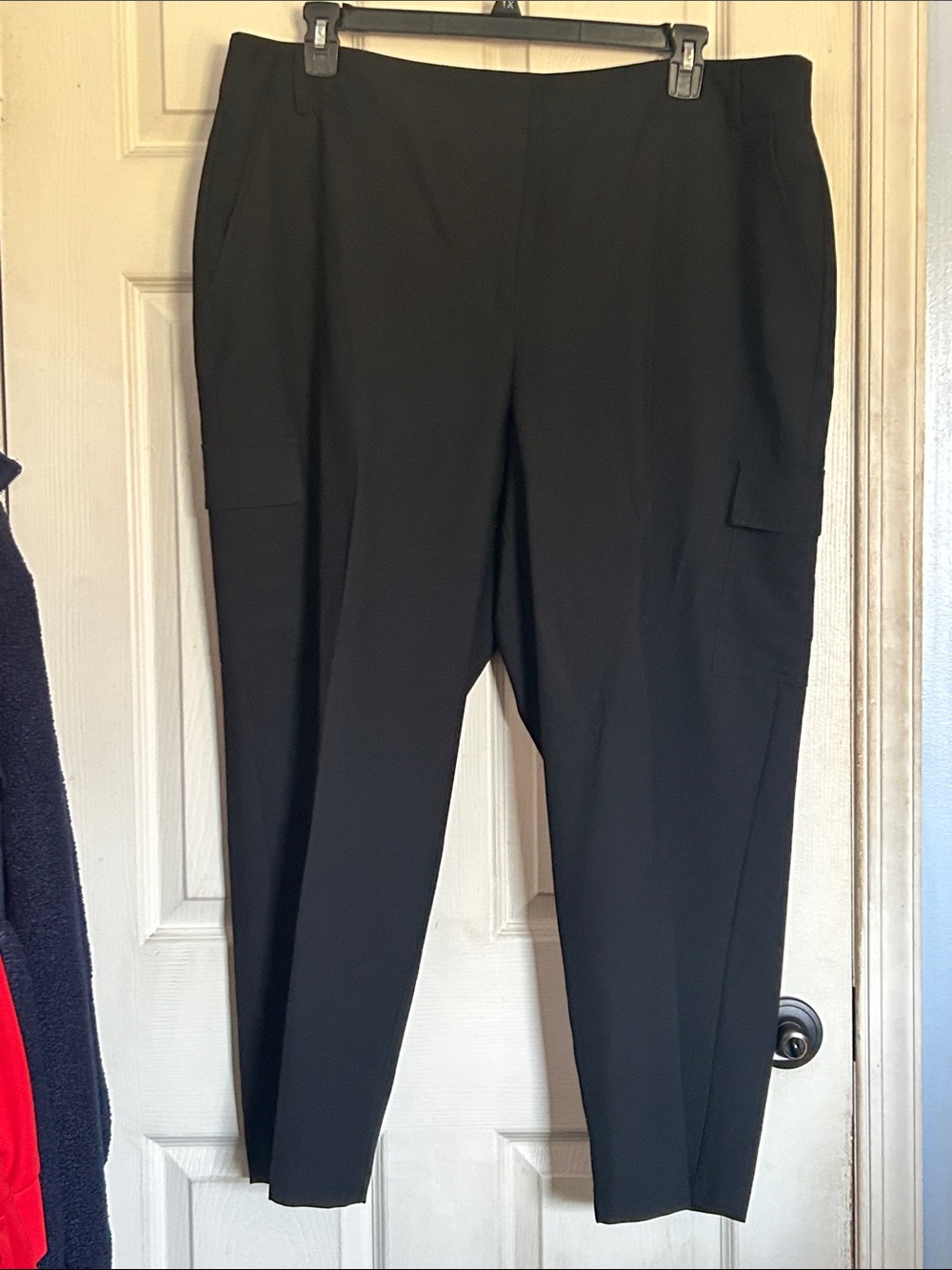 NWT Lane Bryant perfect drape black mid rise ankle pants size 20